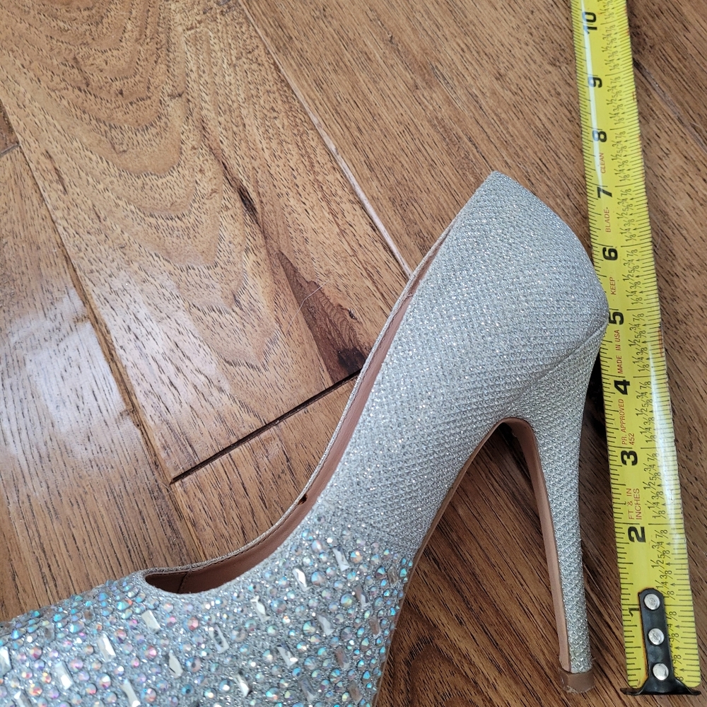 Lauren Lorraine Bella silver heels - Picture 16 of 16